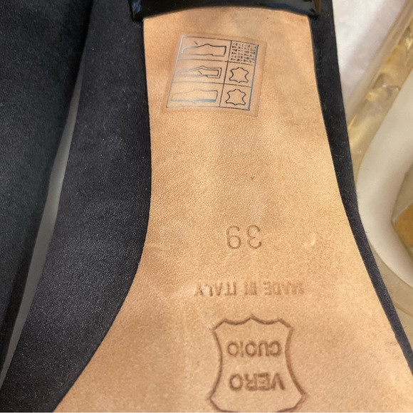 SOLD - Andrea Pfister sequin pumps, black, pointed toe, made in Italy, Sz 39/8.5 - Picture 6 of 13